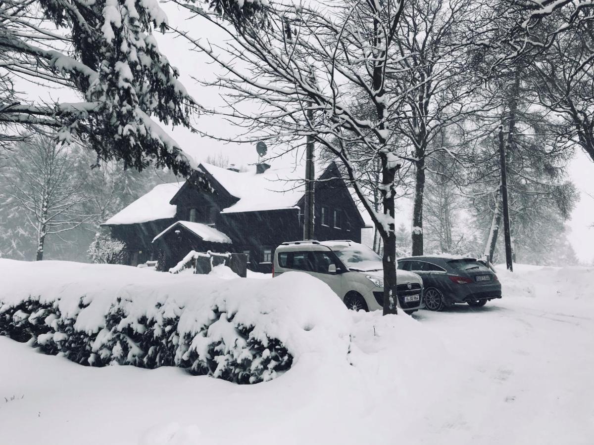 Ferienhaus Berghuette Vogtland In Klingenthal Villa Bagian luar foto