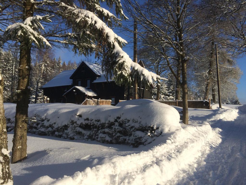 Ferienhaus Berghuette Vogtland In Klingenthal Villa Bagian luar foto