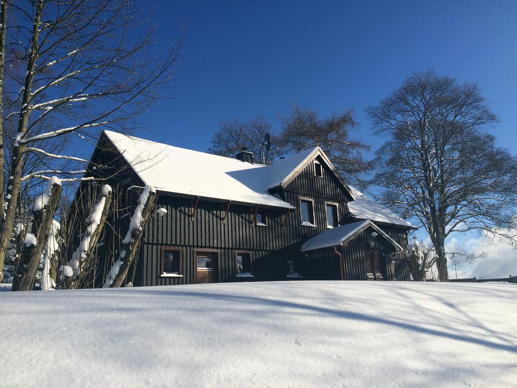 Ferienhaus Berghuette Vogtland In Klingenthal Villa Bagian luar foto