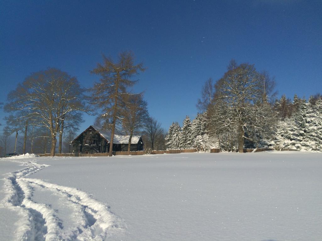 Ferienhaus Berghuette Vogtland In Klingenthal Villa Bagian luar foto