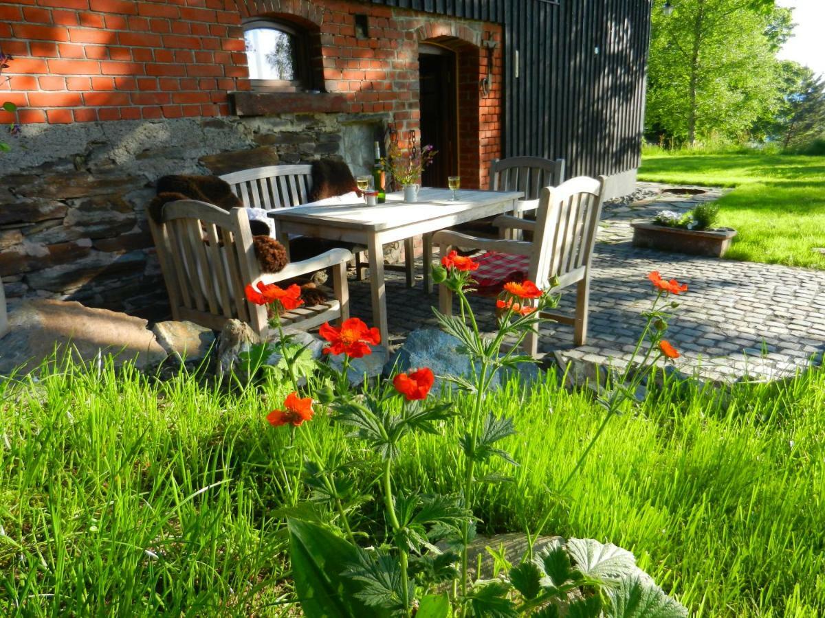 Ferienhaus Berghuette Vogtland In Klingenthal Villa Bagian luar foto